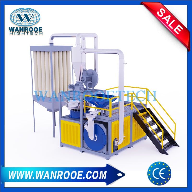 PP PE PVC Cable Wire Shell Skin Pulverizer Grinder Machine