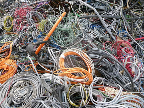 How to recycling dispose of the waste wires and cables?