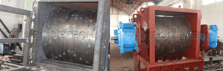 Large Diameter  pipe shredder blade Lame de déchiqueteur de tuyau de grand diamètre