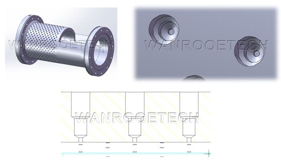 Woven Bag Squeezing Pelletizing Granulating Plant Squeeze screw barrel