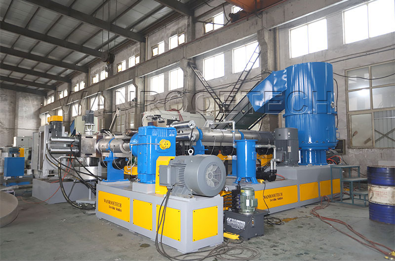 plastic film granulator, plastic film pelletizing machine, plastic film recycling machine, plastic pelletizing recycling machine