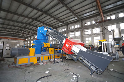 plastic film granulator, plastic film pelletizing machine, plastic film recycling machine, plastic pelletizing recycling machine