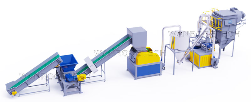 Fiberglass Recycling Shredder Granulator Pulverizer Machine