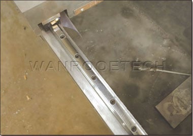 CNC Control System Straight Knife Grinding Machine straight square rail