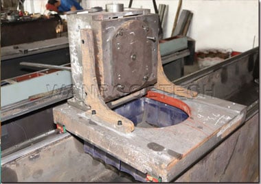 Industrial Electromagnetic Sucker Crusher Blade Knife Grinding Machine Cast iron grinding head support