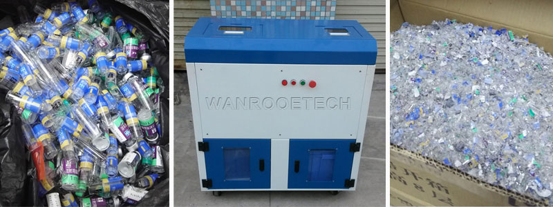 Cabinet-Type Small Biomedical Waste Shredding Machine Before And After