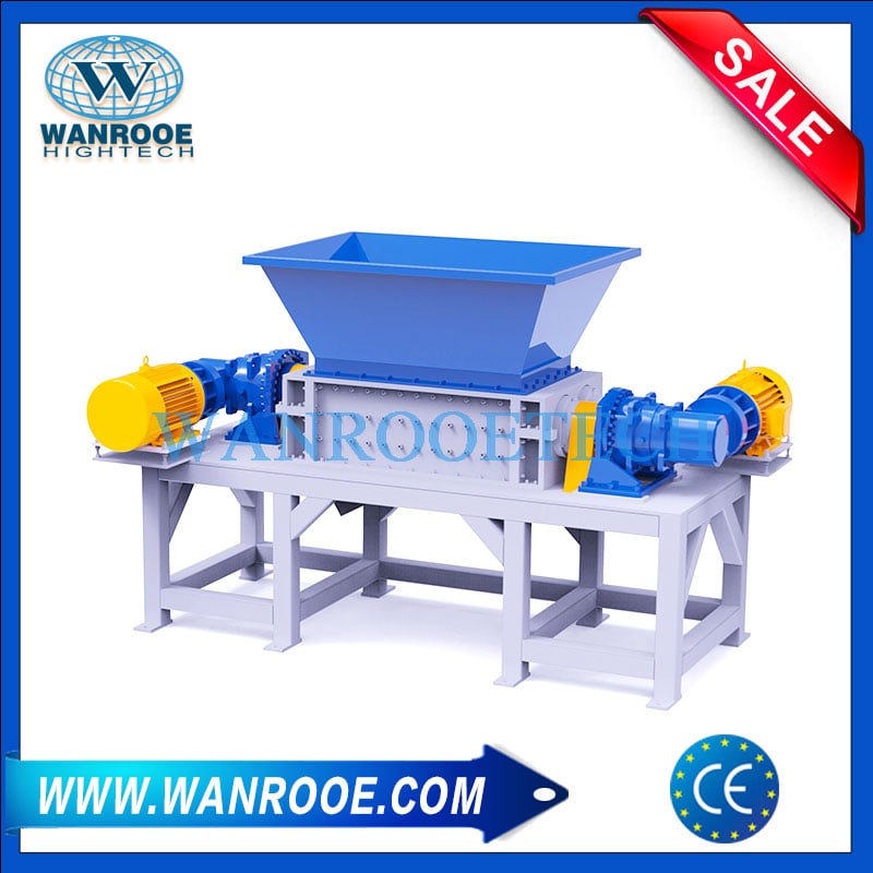 Industrial double shaft shredder