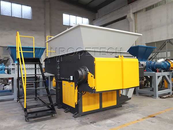 Industrial single shaft shredder