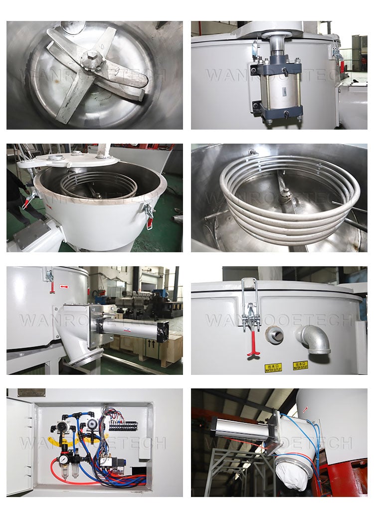 Sistema de mezcla de alta velocidad de PVC Sistema de mezcla de alta velocidad de PVC