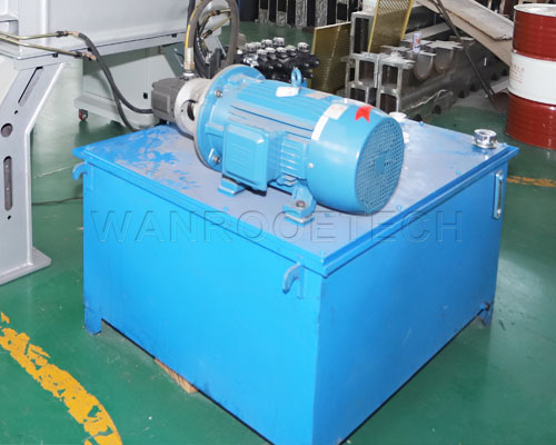 plastic pipe shredder hydraulic system