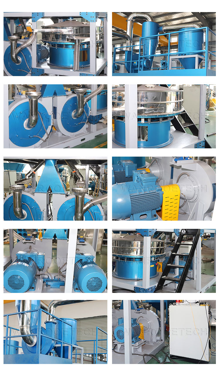 Pulverizador de plástico de doble disco serie PNWR Pulverizador de plástico de doble disco serie PNWR