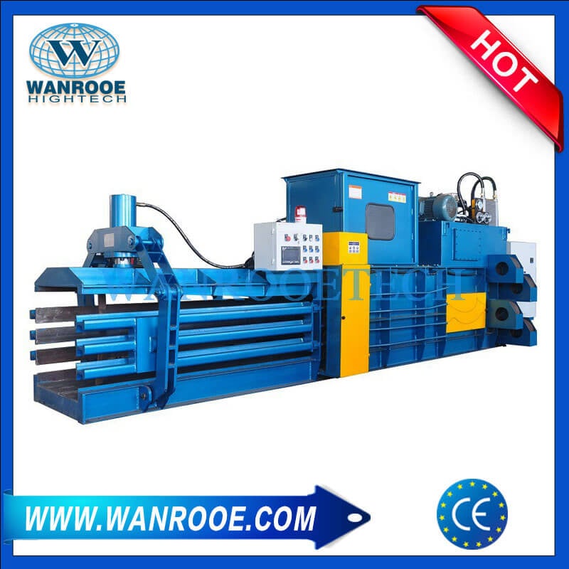 Horizontal Waste Paper Plastic Bottle Compactor