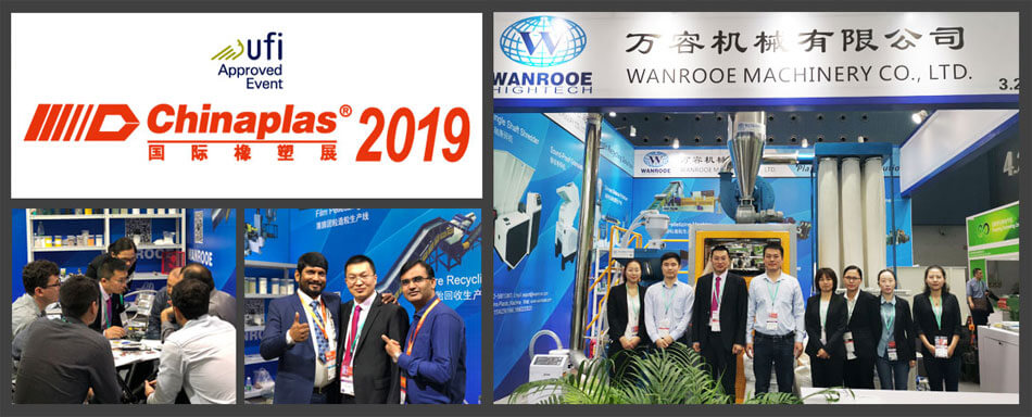 2019 chinaplas, Plastic Pulverizer, Plastic Crusher, Plastic Shredder, PET Washing Line, Plastic Pelletizing Machine