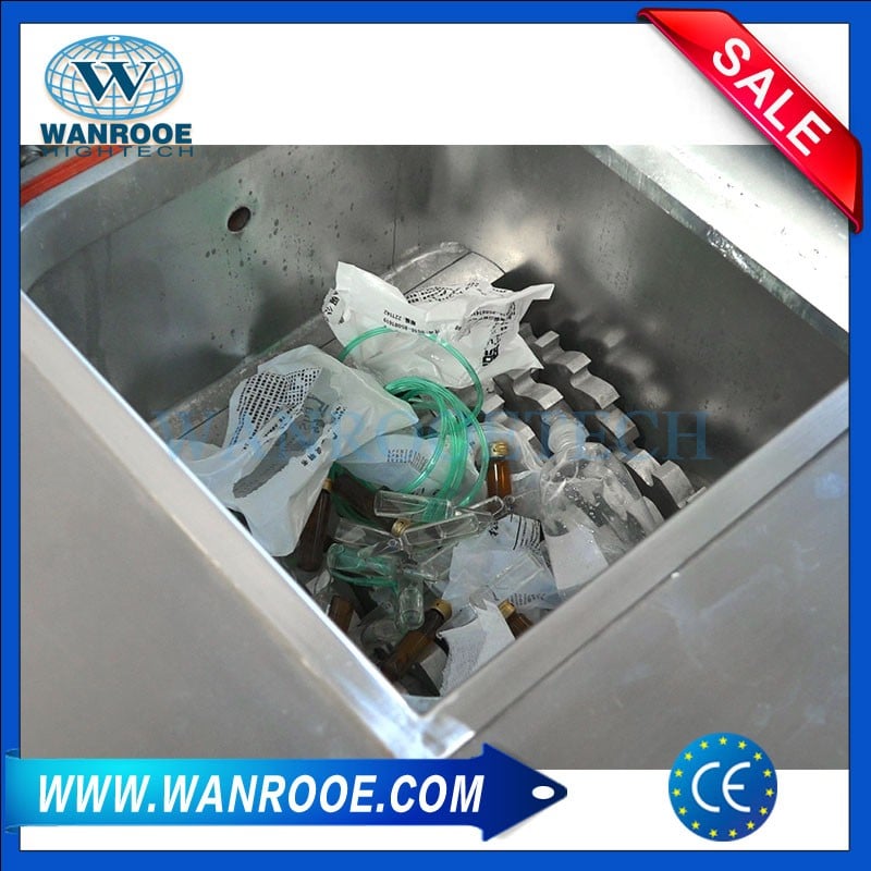 Medical Waste Shredder Machine With Sterilizer