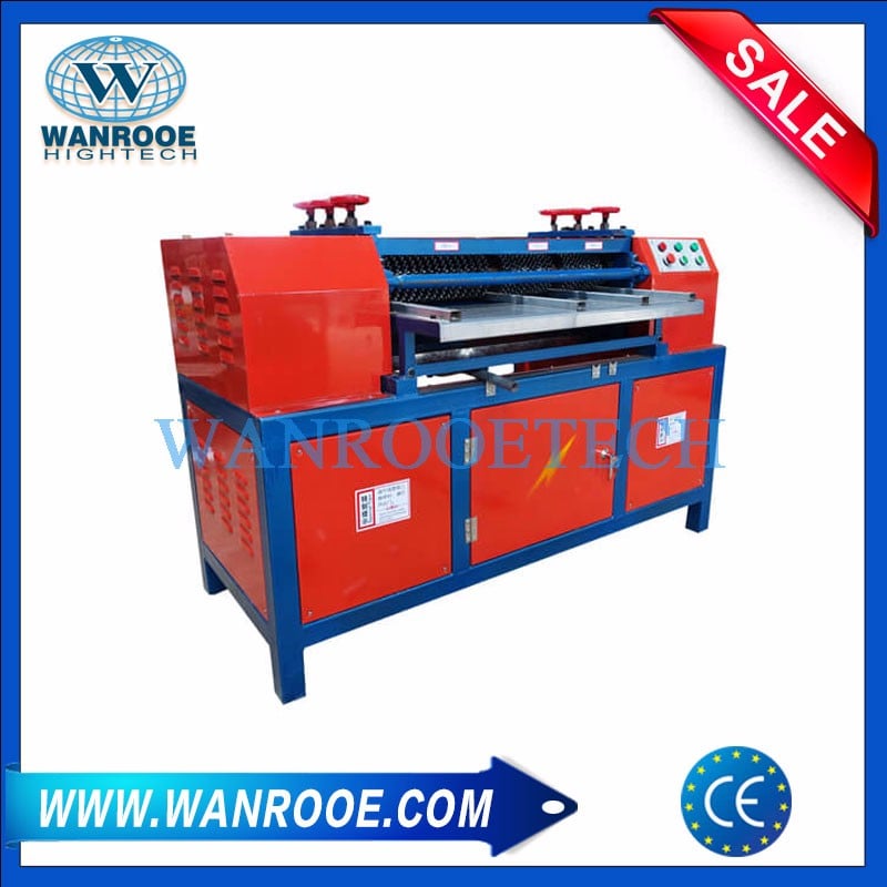 Manual copper-aluminum radiator recycling separator