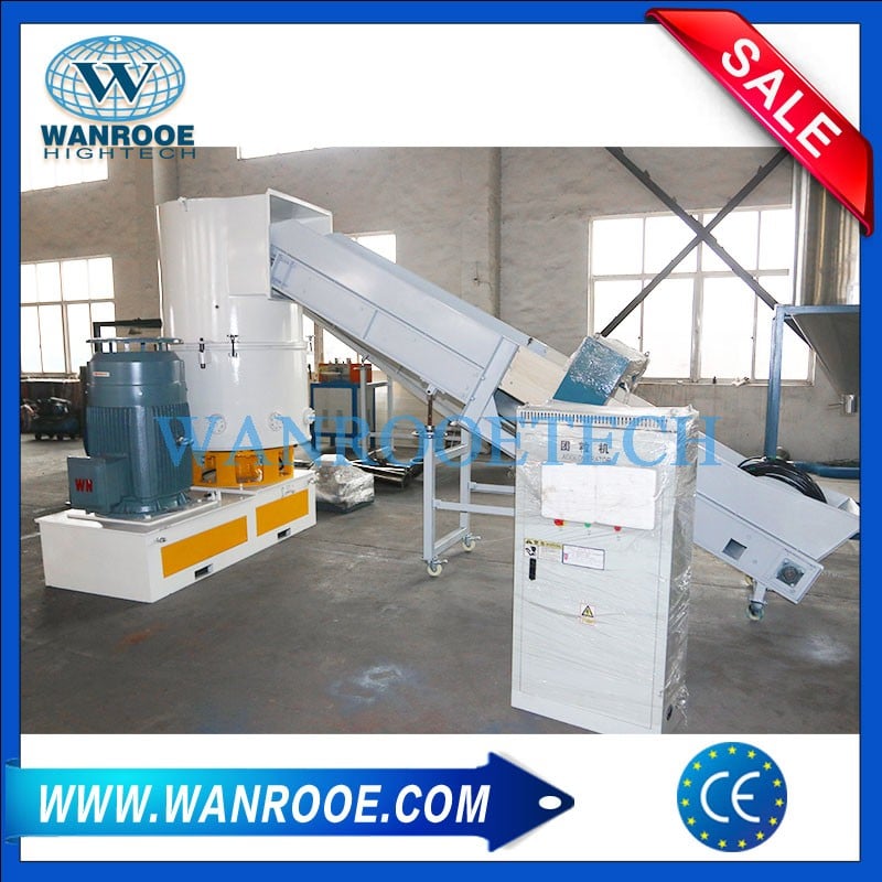 Scrap Non Woven Disposable Diapers Sanitary Napkin Agglomerator Compactor Machine