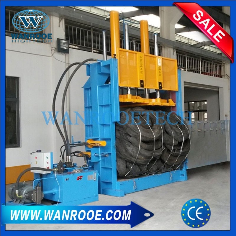 Scrap Car Truck Tire Tyre Baler Machine