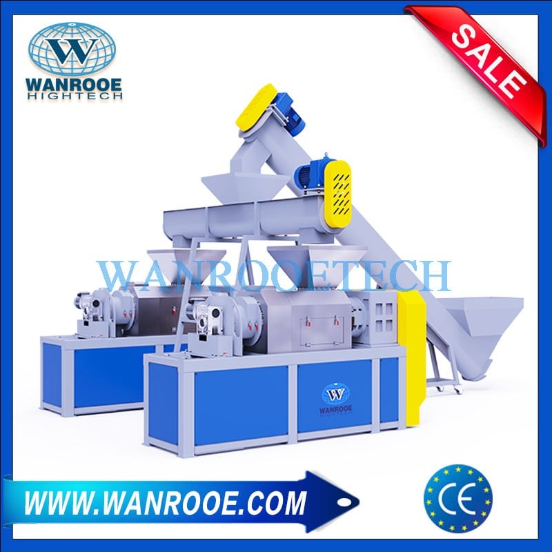 PP PE Plastic Film Squeezing Pelletizing Granulating Machine