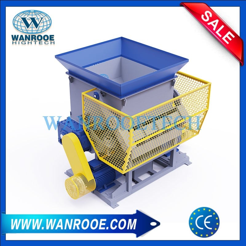 Single Shaft Plastic Bottle Barrel Drum Bucket Shredder