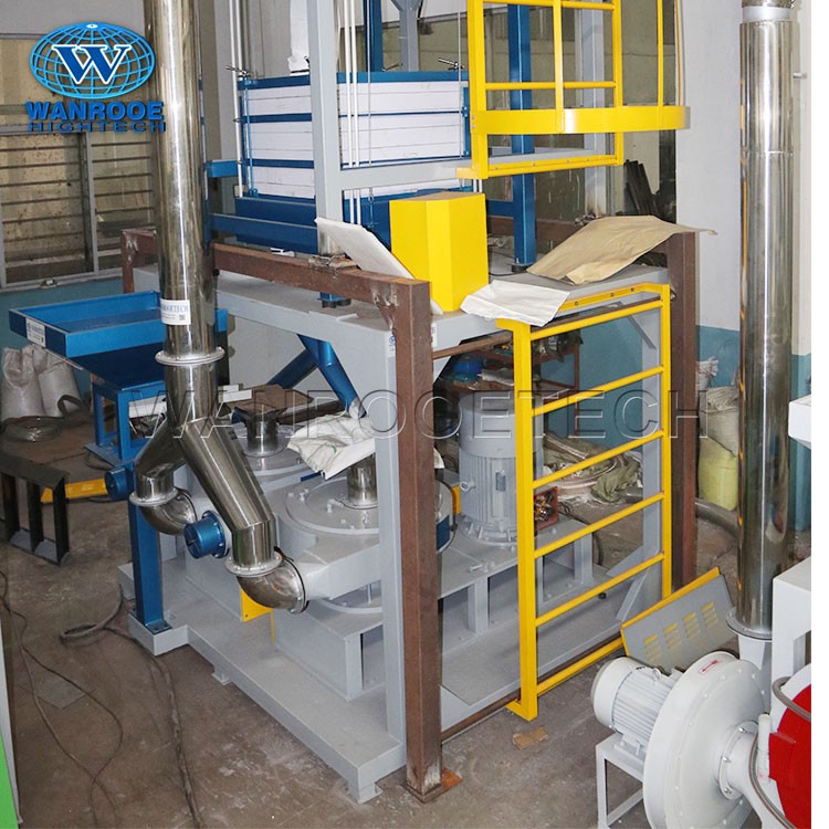 Moulin À Plastique De Poudre Avec Deux Disques