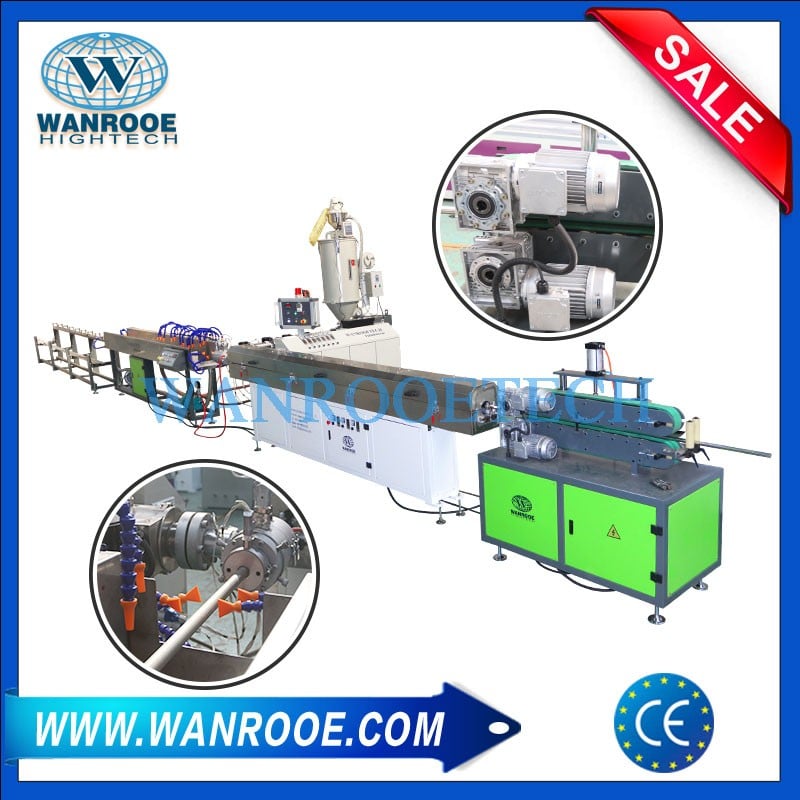 Aluminum Steel Rods Plastic Coating Machine