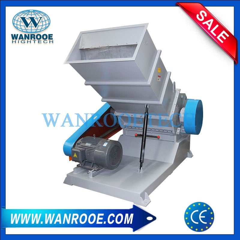 PVC Plastic Pipe Crusher Grinder HDPE PP Plastic Tube Grinding Machine