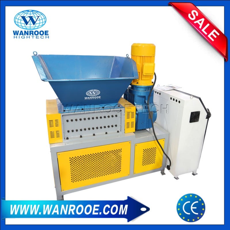 Double Shaft Shredder Machine Plastic Soft Film Products Recycling