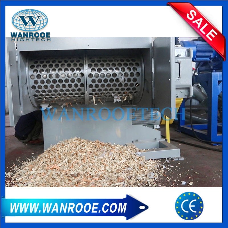 Wood Scrap Wooden Pallet Timber Shredder Machine