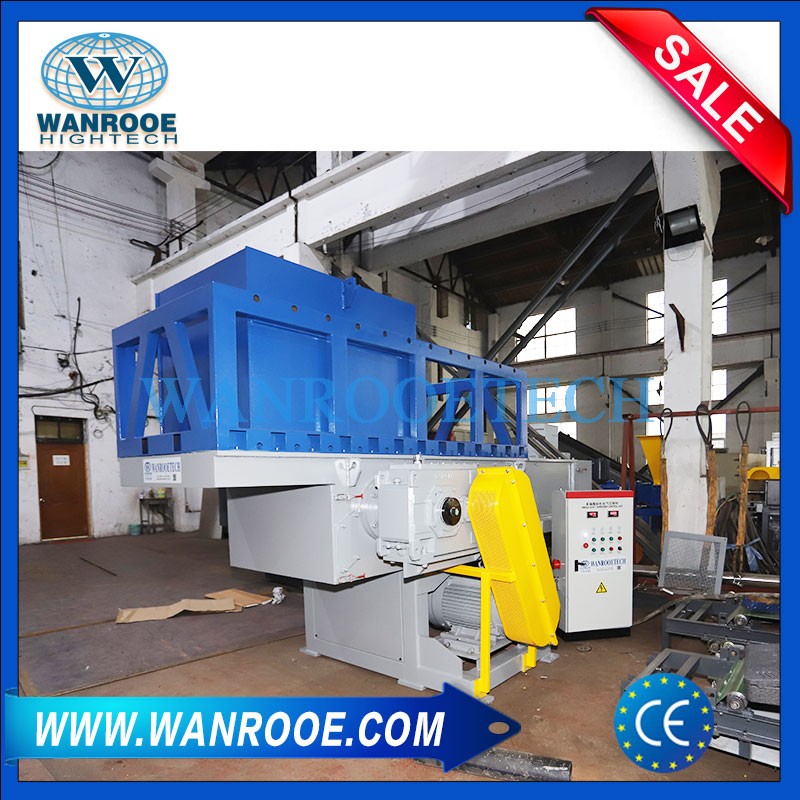 Vertical PP PE ABS PVC Pipe Shredder With Movable Hopper