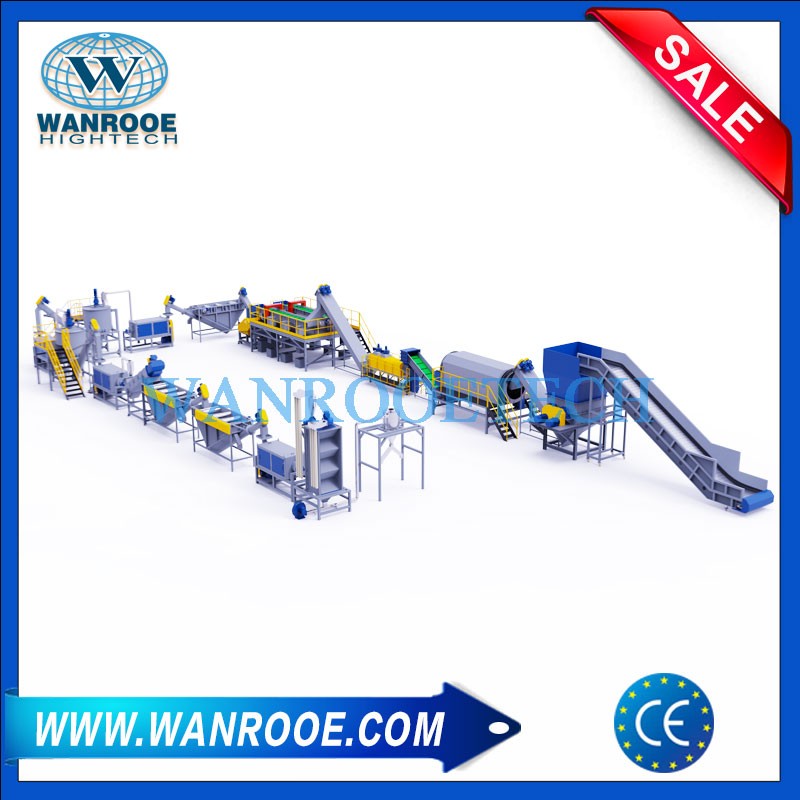 Lavadora de reciclaje de botellas de PET