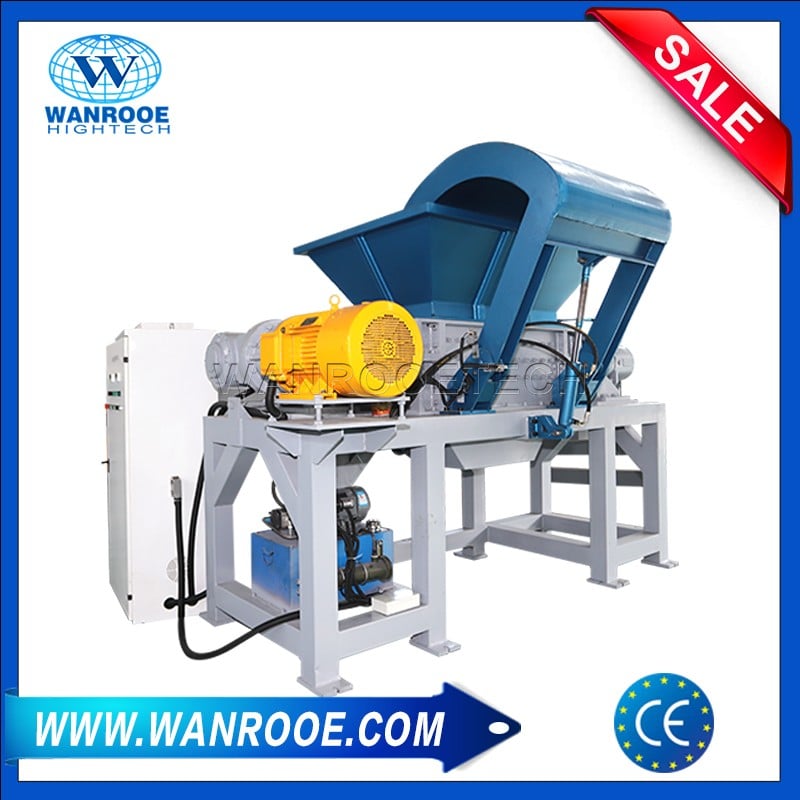 Trituradora de basura de residuos plásticos resistente