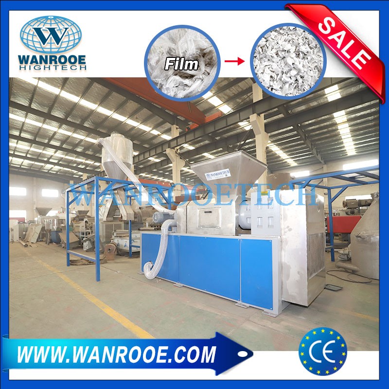 Bolsa tejida Squeezing Pelletizing Granulating Plant