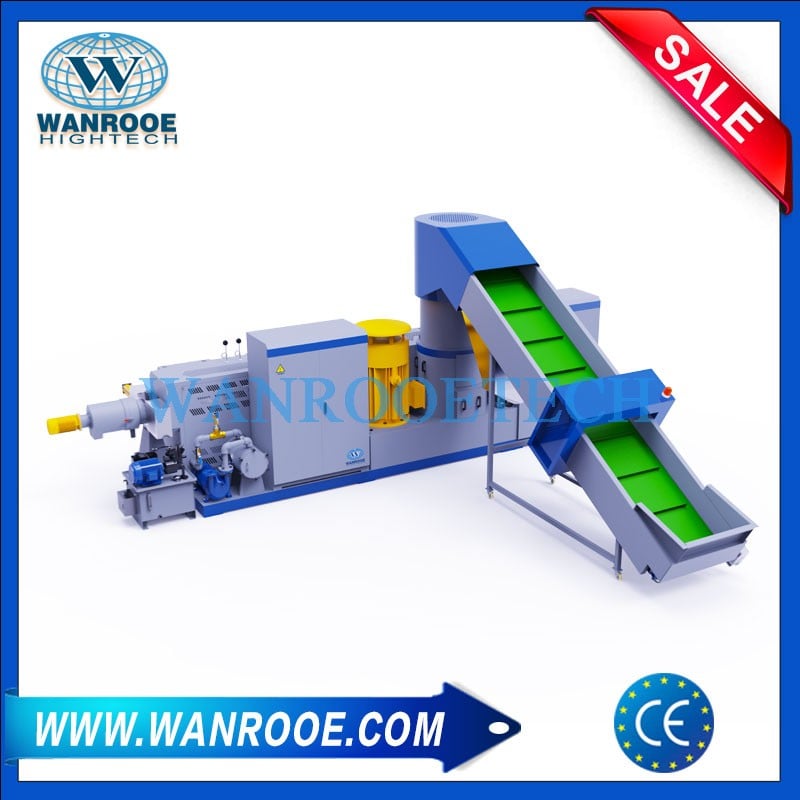 Máquina de granulación de granulación de la película plástica de los PP PE