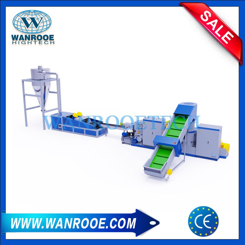 Máquina de granulación de granulación de la película plástica de los PP PE