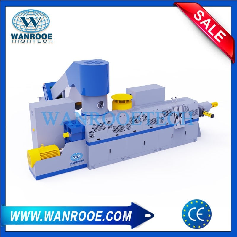 Máquina de granulación de granulación de la película plástica de los PP PE