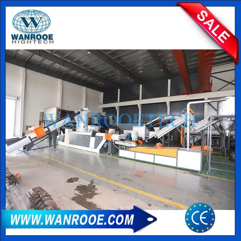 Máquina de granulación de granulación de la película plástica de los PP PE