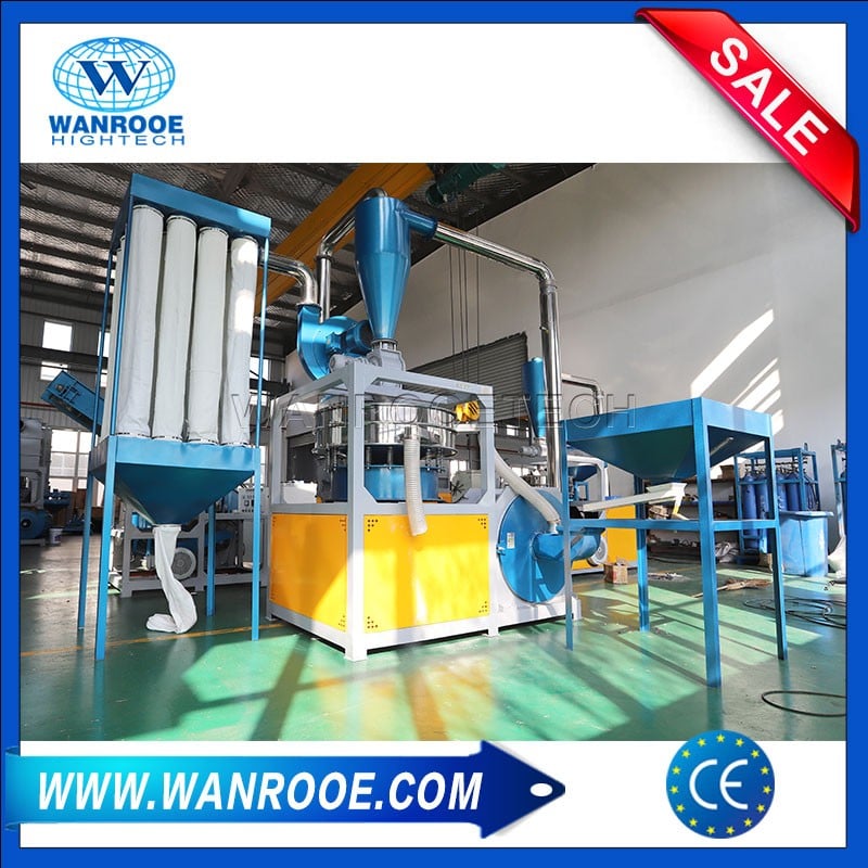 PVC Pipe Regrind Material Pulverizer Mill