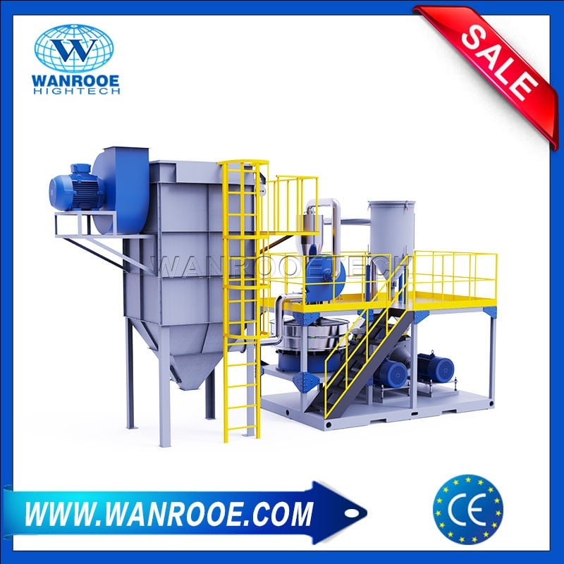 2000kg/h Industrial Pulverizer Grinding Machine For Plastic