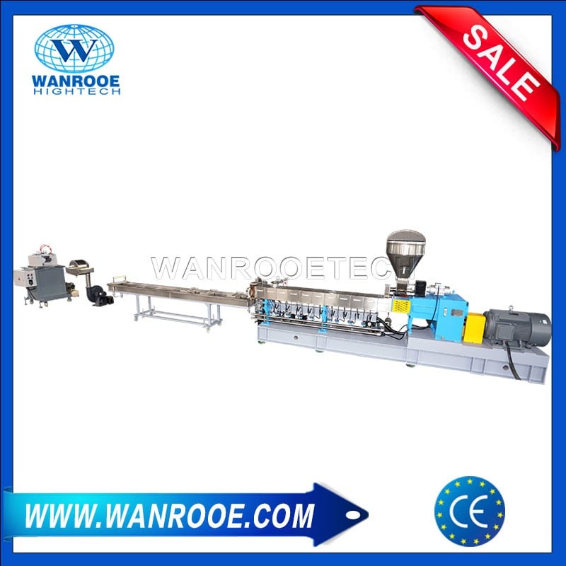 PP PE PS PET PVC Plastic Compounding Pelletizing Line