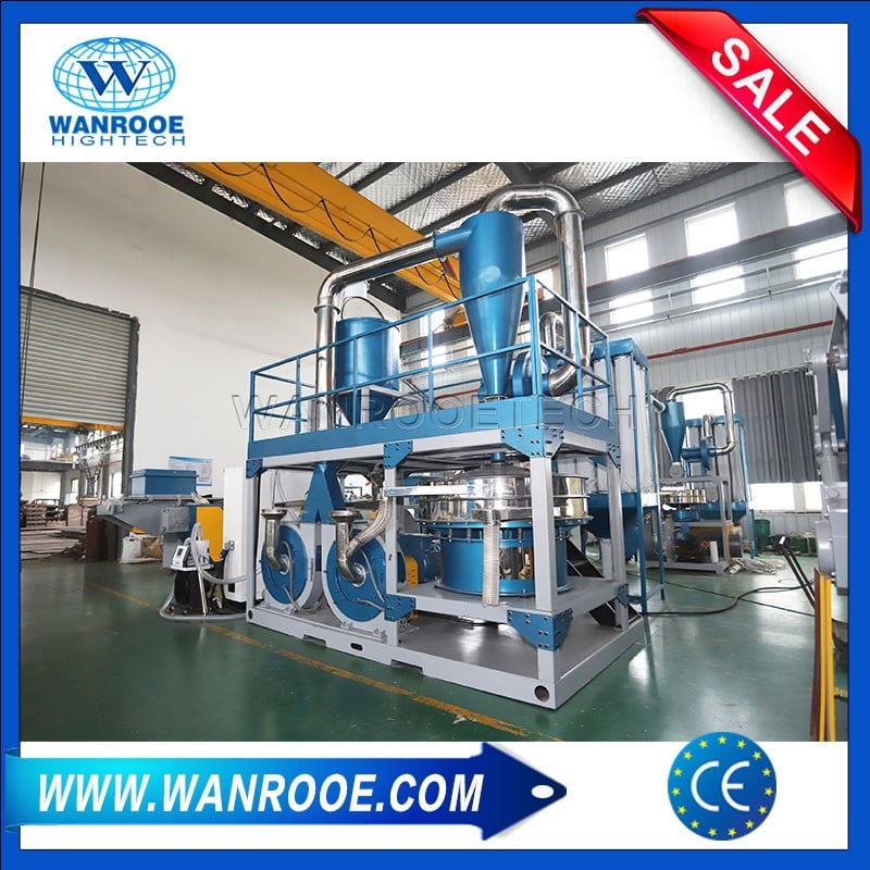 Pulverizador de plástico de doble disco serie PNWR