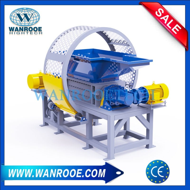 Tire Recycling Equipment Scrap Tire Tyre Shredding Machine