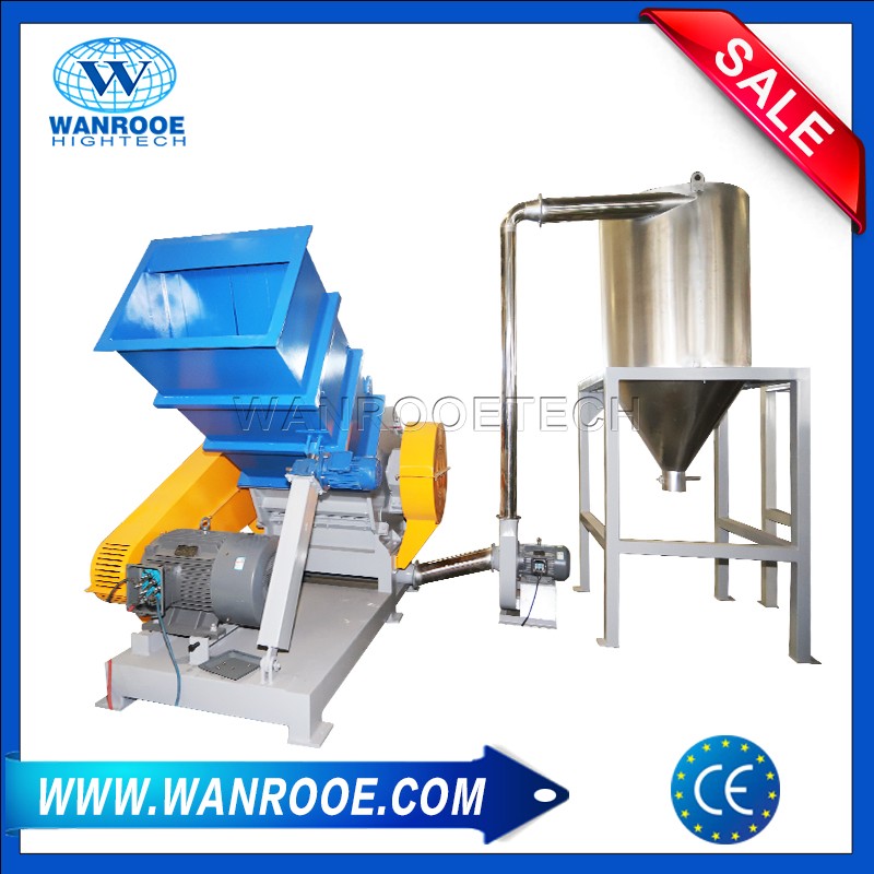 Waste Plastic Tube HDPE PP PE PVC Plastic Pipe Crusher Machine