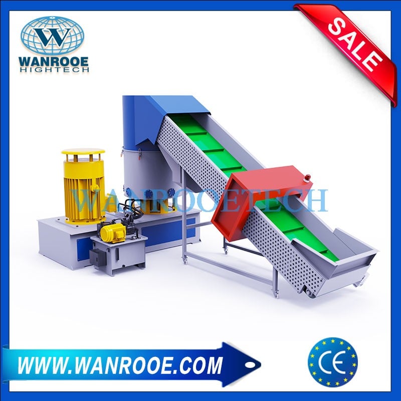 Waste Plastic Film Woven Bags Agglomerator Compactor Machine