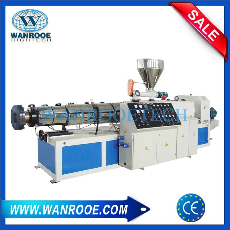 PVC Conical Twin Screw Extruder