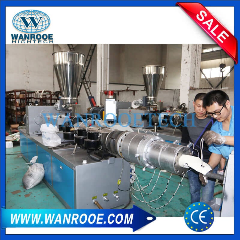 extrusora de doble tornillo