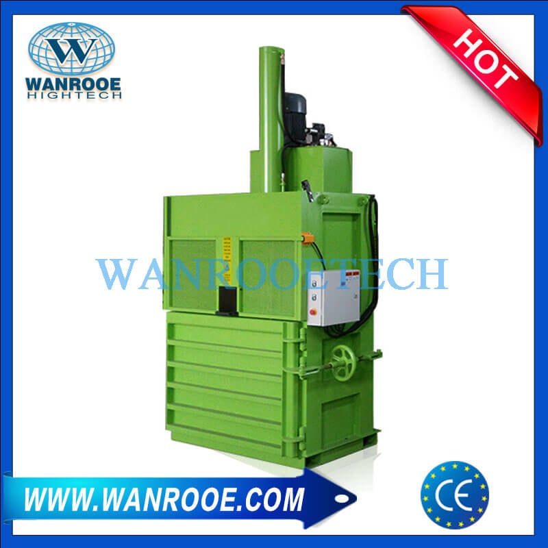 Hydraulic Vertical Waste Paper Cardboard Carton Plastic Film Baler