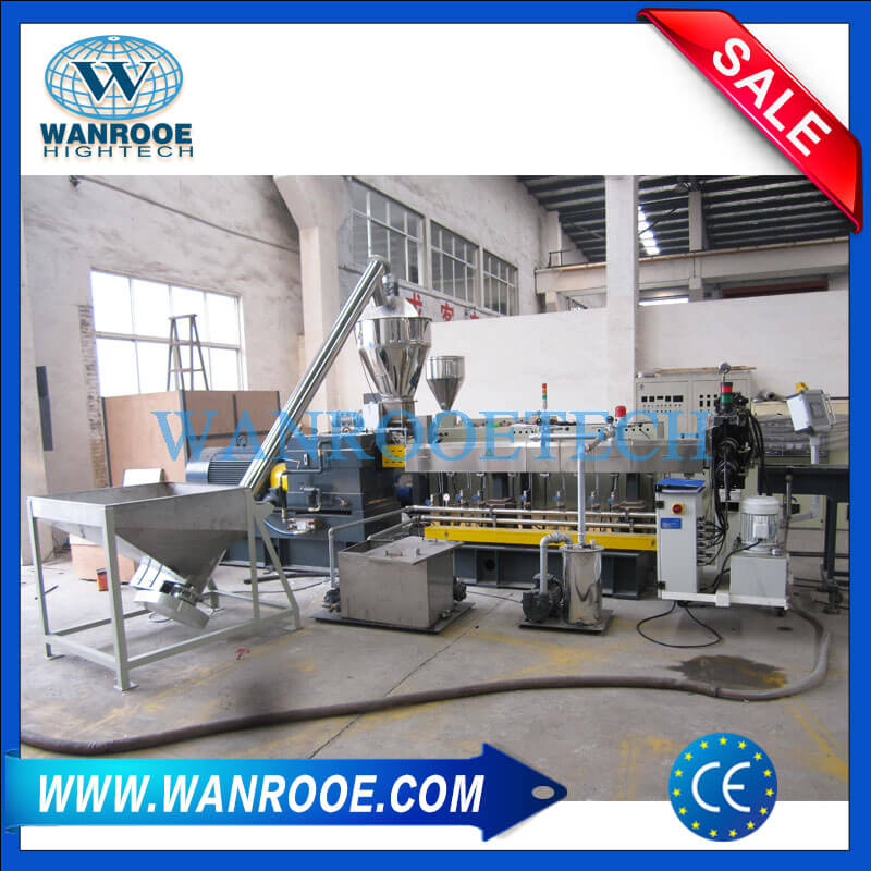 Extrusora de doble tornillo paralela