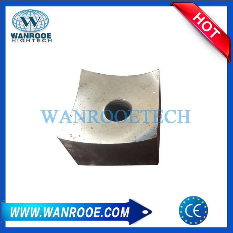 Cuchillas trituradoras y cuchillos