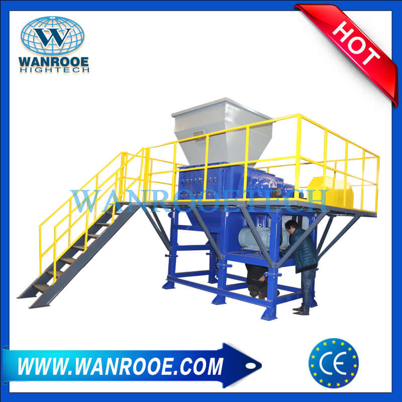 Trituradora de cuatro ejes