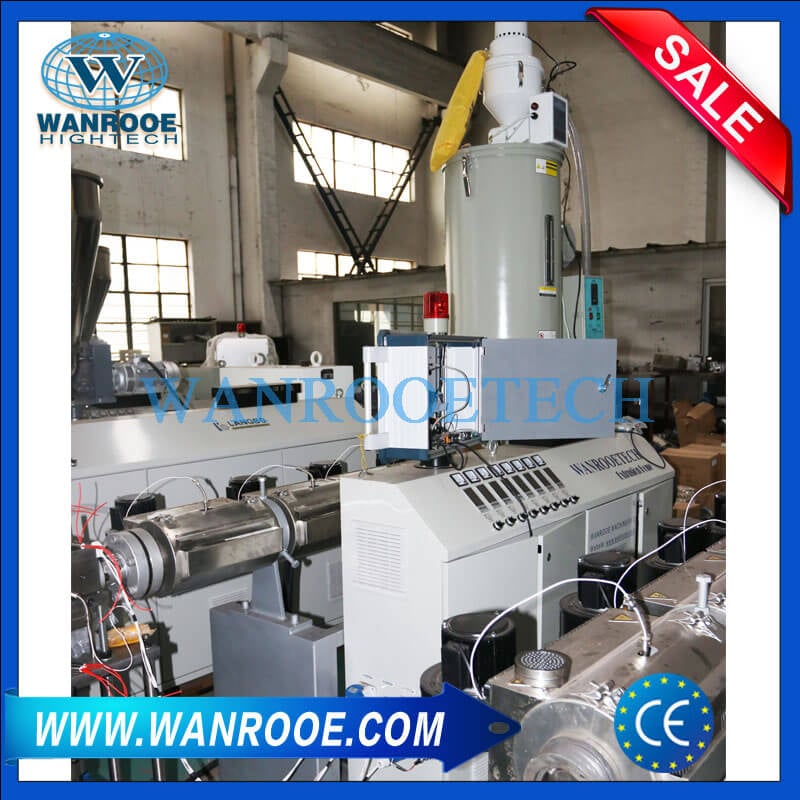 PP PE PPR ABS extrusora de tornillo único